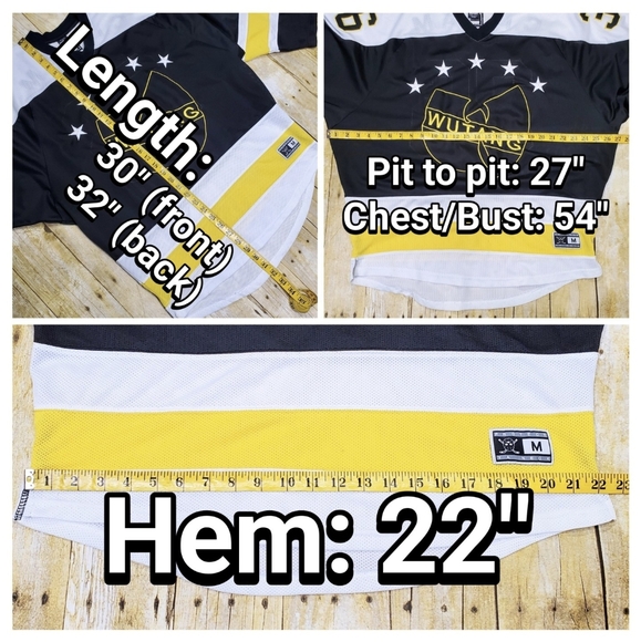 Limited Edition Wu Tang 36 C.R.E.A.M. Hockey Jersey Size M EUC Rza Hip Hop - Picture 11 of 11
